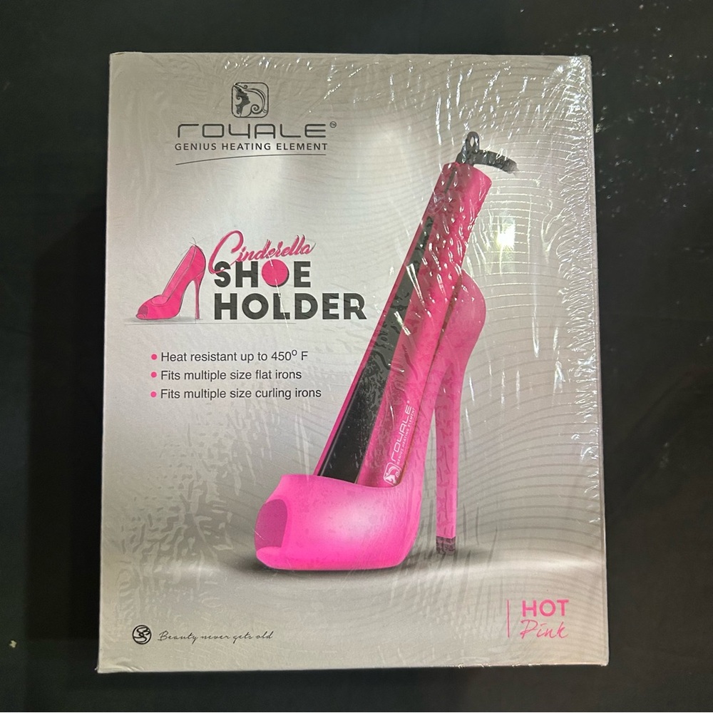 Hot Pink Cinderella Royale Shoe‎ Holder for Hair Tools